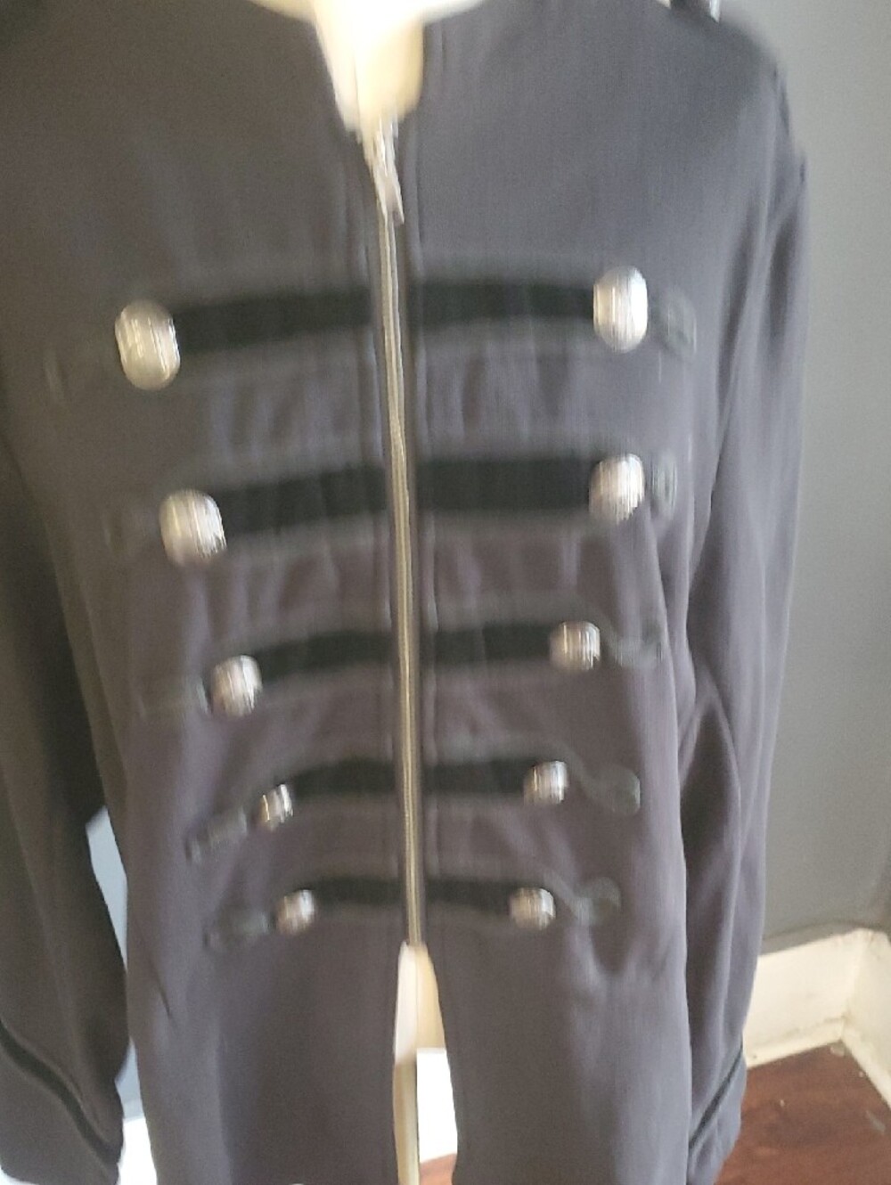 torrid Black Military Jacket Size 2 - Picture 3 of 17